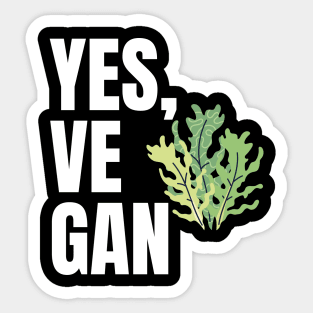 Yes We-Gan Sticker